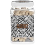 Diamond Plate Dog Treat Jar (Personalized)