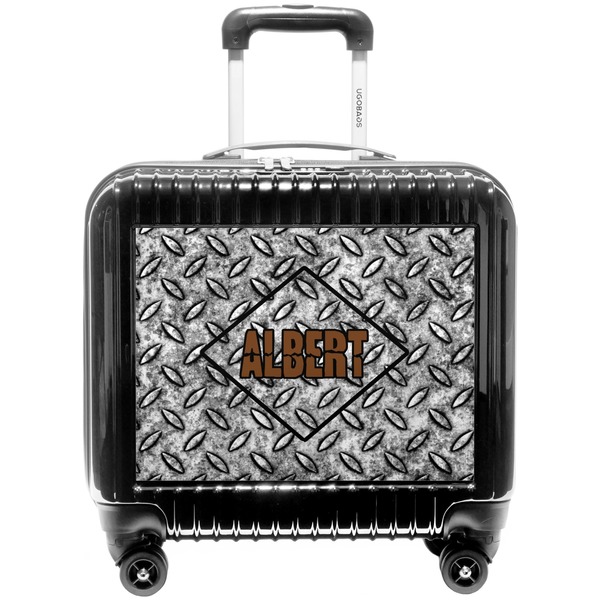 Custom Diamond Plate Pilot / Flight Suitcase (Personalized)