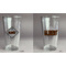 Diamond Plate Pint Glass - Two Content - Approval