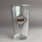 Diamond Plate Pint Glass - Two Content - Front/Main