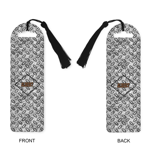 Diamond Plate Plastic Bookmarks - Approval