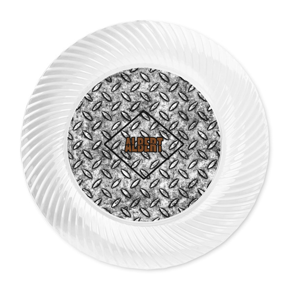 Diamond Plate Plastic Party Dinner Plates - Approval