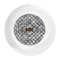 Diamond Plate Plastic Party Dinner Plates - Approval