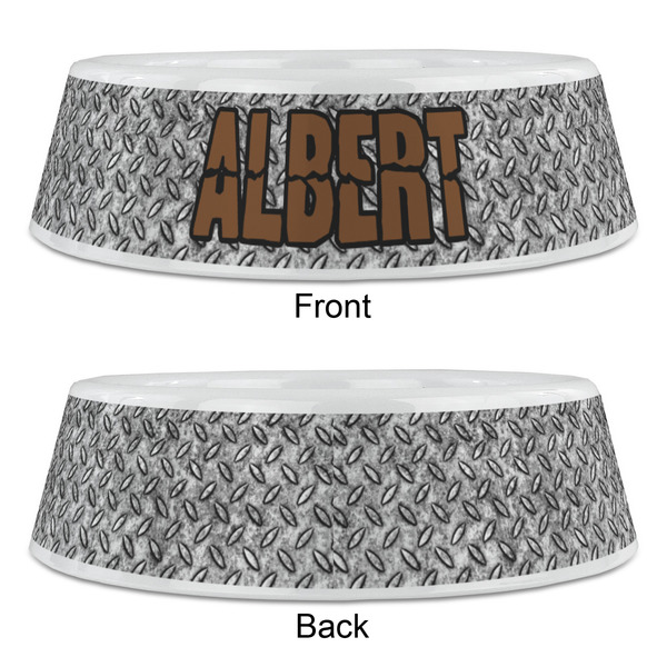 Diamond Plate Plastic Pet Bowls - Large - APPROVAL