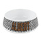 Diamond Plate Plastic Dog Bowl - Small (Personalized)