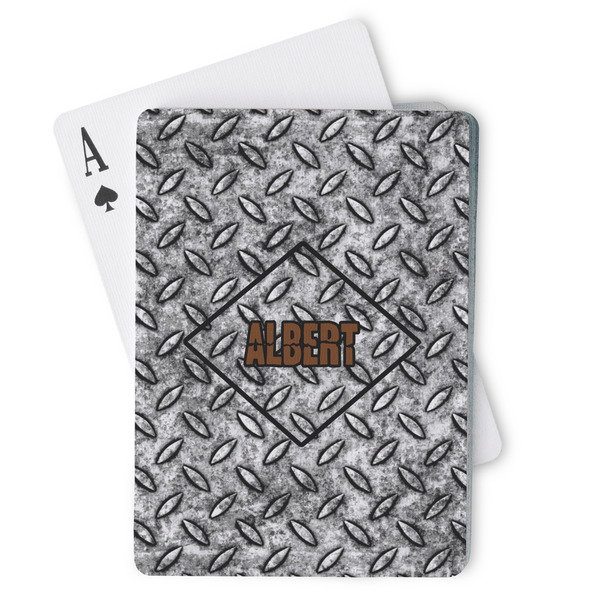 Custom Diamond Plate Playing Cards (Personalized)