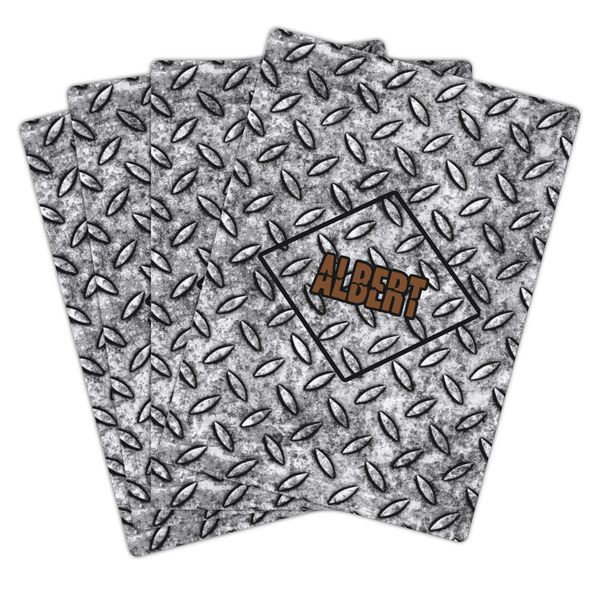 Diamond Plate Playing Cards - Hand Back View