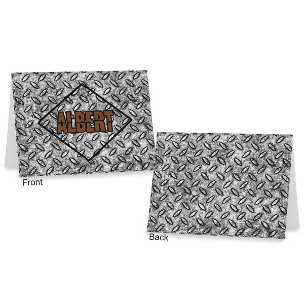 Diamond Plate Postcard - Front and Back