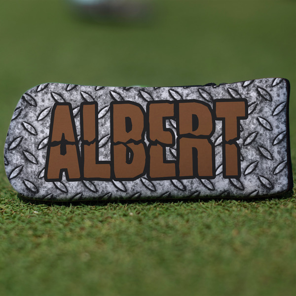 Custom Diamond Plate Blade Putter Cover (Personalized)