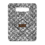 Diamond Plate Rectangular Trivet with Handle (Personalized)
