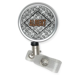 Diamond Plate Retractable Badge Reel (Personalized)