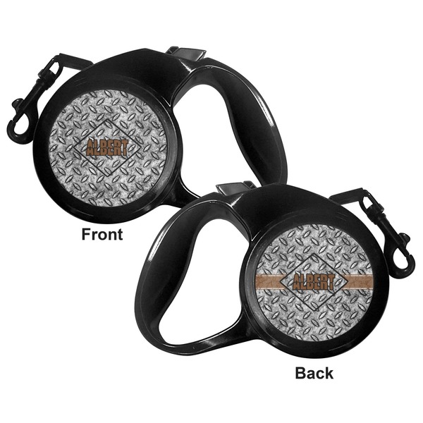Diamond Plate Retractable Dog Leash - Medium Large - Apvl