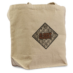 Diamond Plate Reusable Cotton Grocery Bag - Single (Personalized)