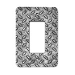 Diamond Plate Rocker Style Light Switch Cover - Single Switch