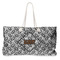 Diamond Plate Large Rope Tote Bag - Front View