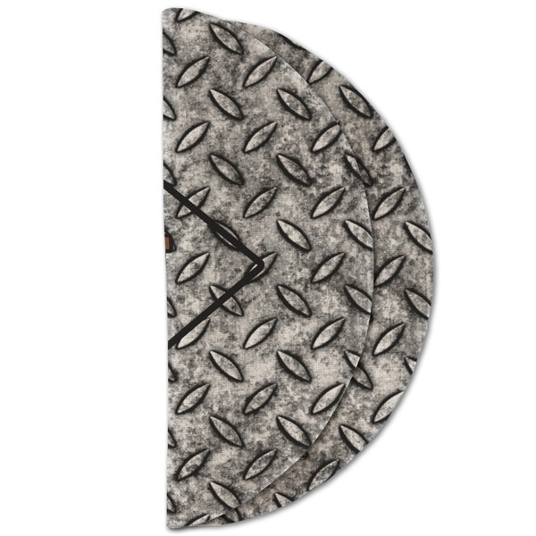 Diamond Plate Round Linen Placemats - HALF FOLDED (double sided)