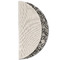 Diamond Plate Round Linen Placemats - HALF FOLDED (single sided)