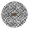 Diamond Plate Round Stone Trivet (Personalized)