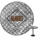 Diamond Plate Round Table - 30" (Personalized)