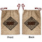 Diamond Plate Santa Sack - Front & Back (Personalized)