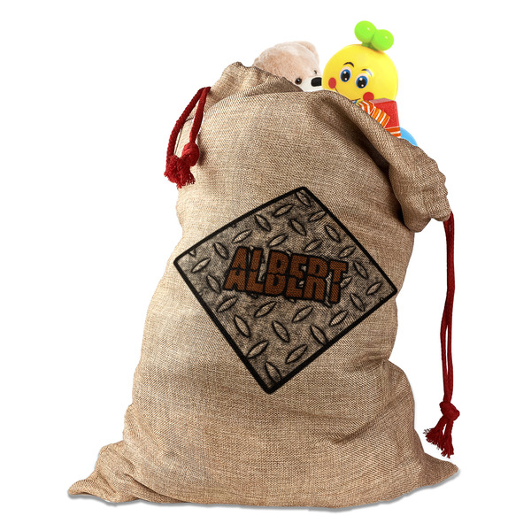 Custom Diamond Plate Santa Sack (Personalized)