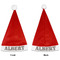 Diamond Plate Santa Hats - Front and Back (Double Sided Print) APPROVAL