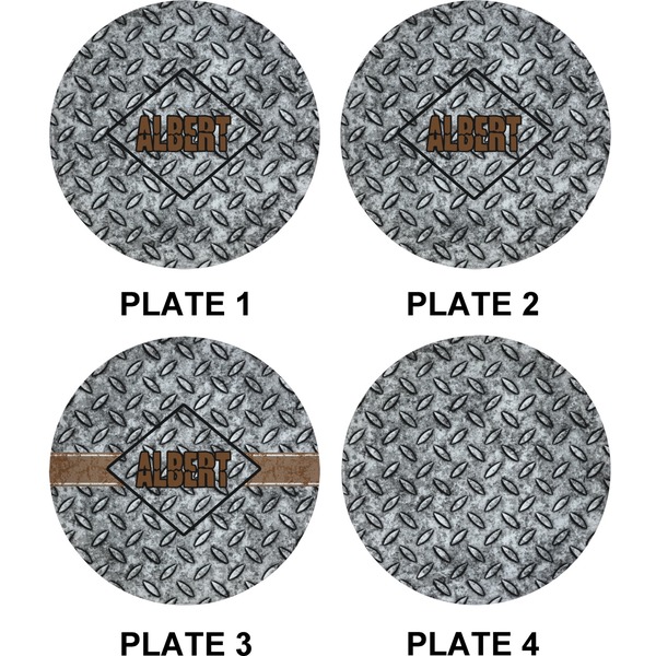 Diamond Plate Set of Appetizer / Dessert Plates (Approval)