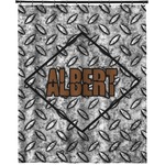 Diamond Plate Extra Long Shower Curtain - 70"x84" (Personalized)