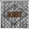 Diamond Plate Shower Curtain - 71" x 74" (Personalized)