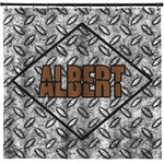 Diamond Plate Shower Curtain - Custom Size (Personalized)