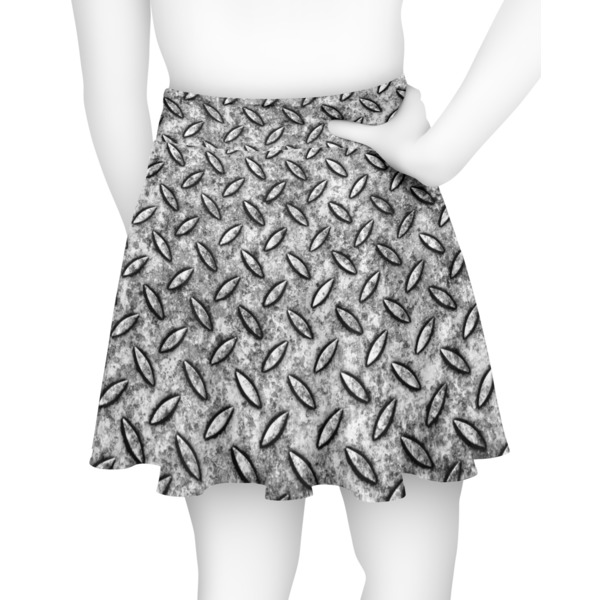 Diamond Plate Skater Skirt - Back