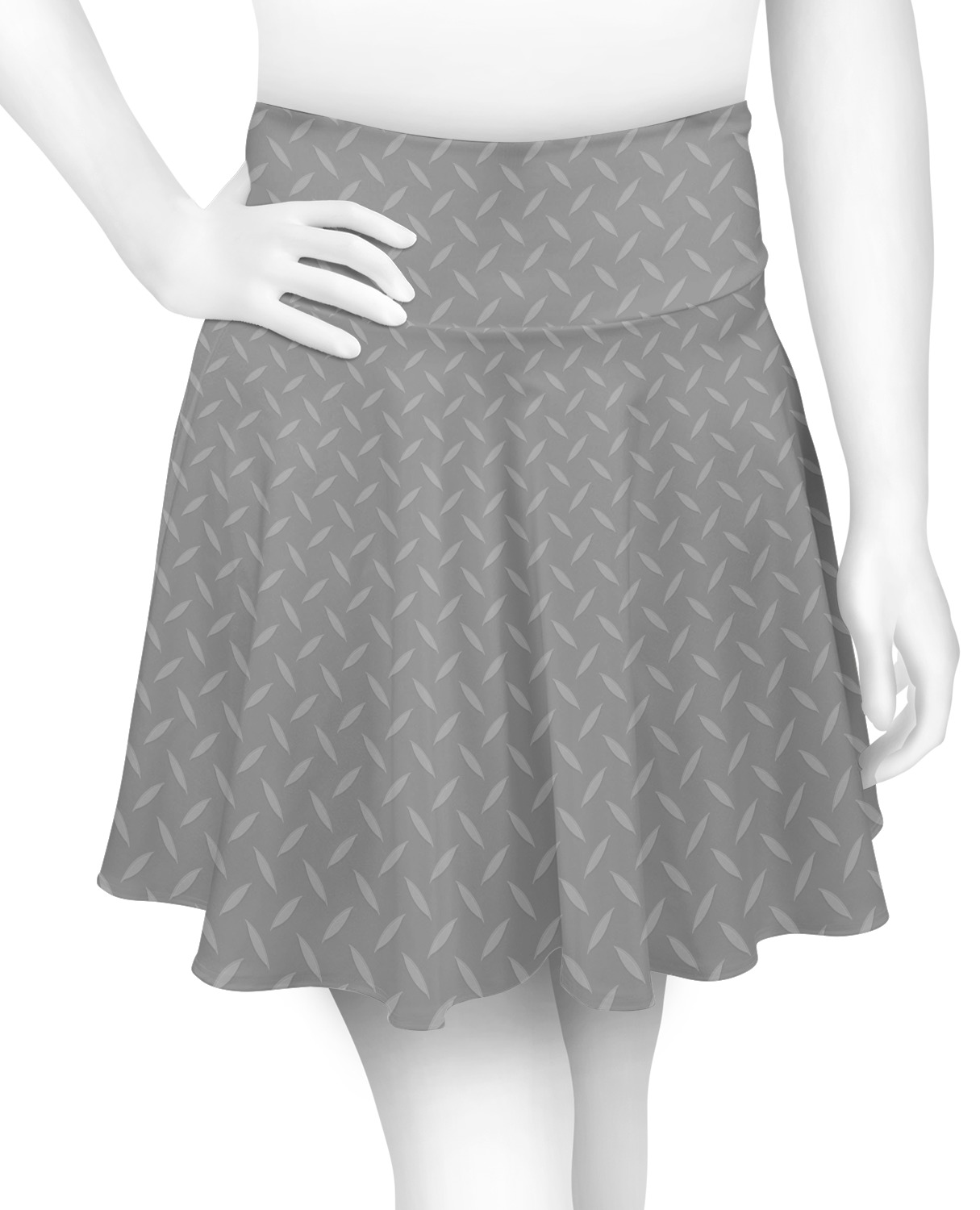 Diamond Plate Skater Skirt Small (Personalized) YouCustomizeIt