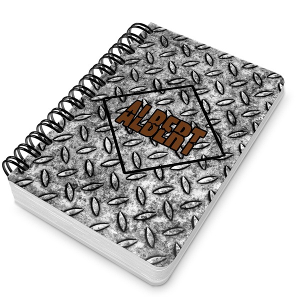 Diamond Plate Spiral Journal 5 x 7 - Main