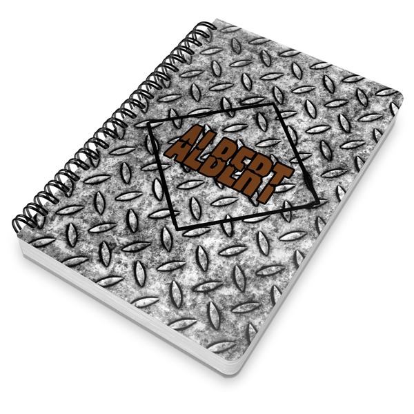 Diamond Plate Spiral Journal 7 x 10 - Main