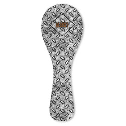 Diamond Plate Ceramic Spoon Rest (Personalized)