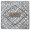 Diamond Plate Square Rubber Backed Coaster (Personalized)