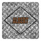 Diamond Plate Square Decal - XLarge (Personalized)