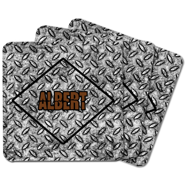 Diamond Plate Square Fridge Magnet - MAIN