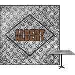 Diamond Plate Square Table Top - 30" (Personalized)