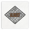 Diamond Plate Paper Dinner Napkin - Front View