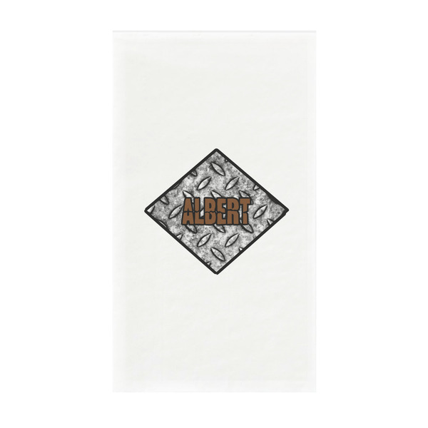 Custom Diamond Plate Guest Paper Towels - Full Color - Standard (Personalized)
