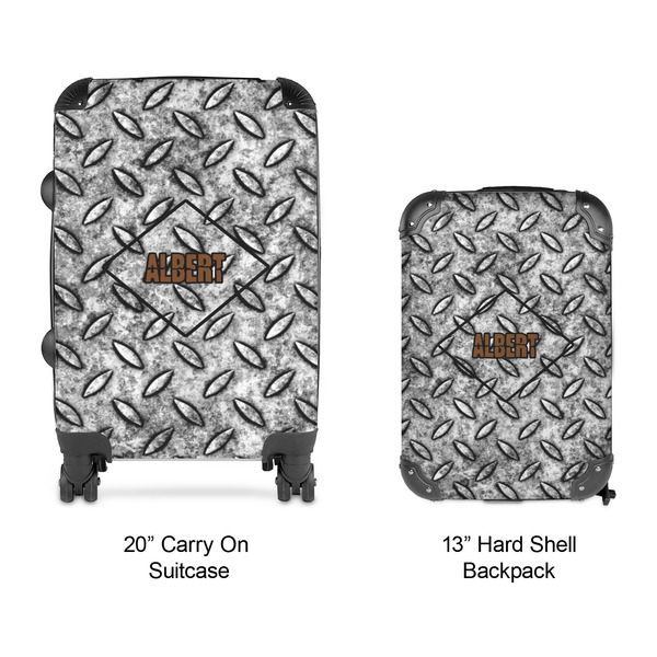 Diamond Plate Suitcase Set 4 - APPROVAL