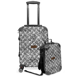 Diamond Plate Kids 2-Piece Luggage Set - Suitcase & Backpack (Personalized)