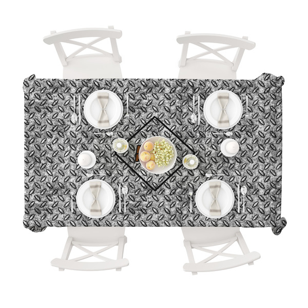 Diamond Plate Tablecloths (58"x102") - TOP VIEW
