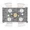 Diamond Plate Tablecloths (58"x102") - TOP VIEW