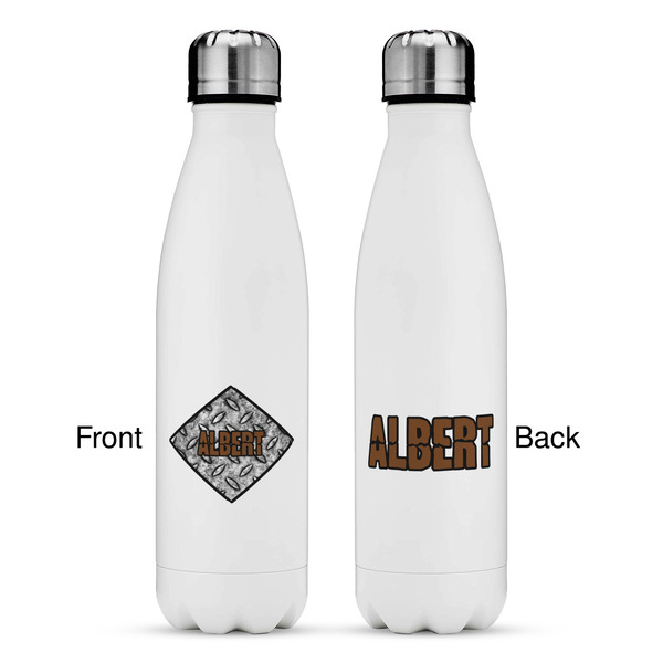Diamond Plate Tapered Water Bottle - Apvl