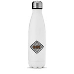 Diamond Plate Water Bottle - 17 oz. - Stainless Steel - Full Color Printing (Personalized)