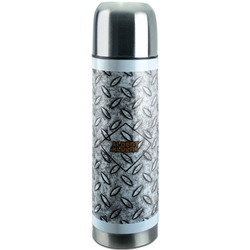 Diamond Plate Stainless Steel Thermos (Personalized)