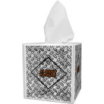 Diamond Plate Tissue Box Cover (Personalized)