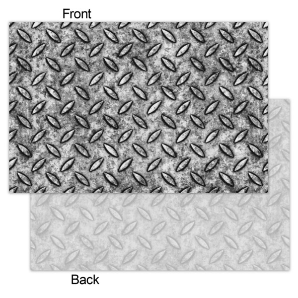 Diamond Plate Tissue Paper - Heavyweight - Small - Front & Back